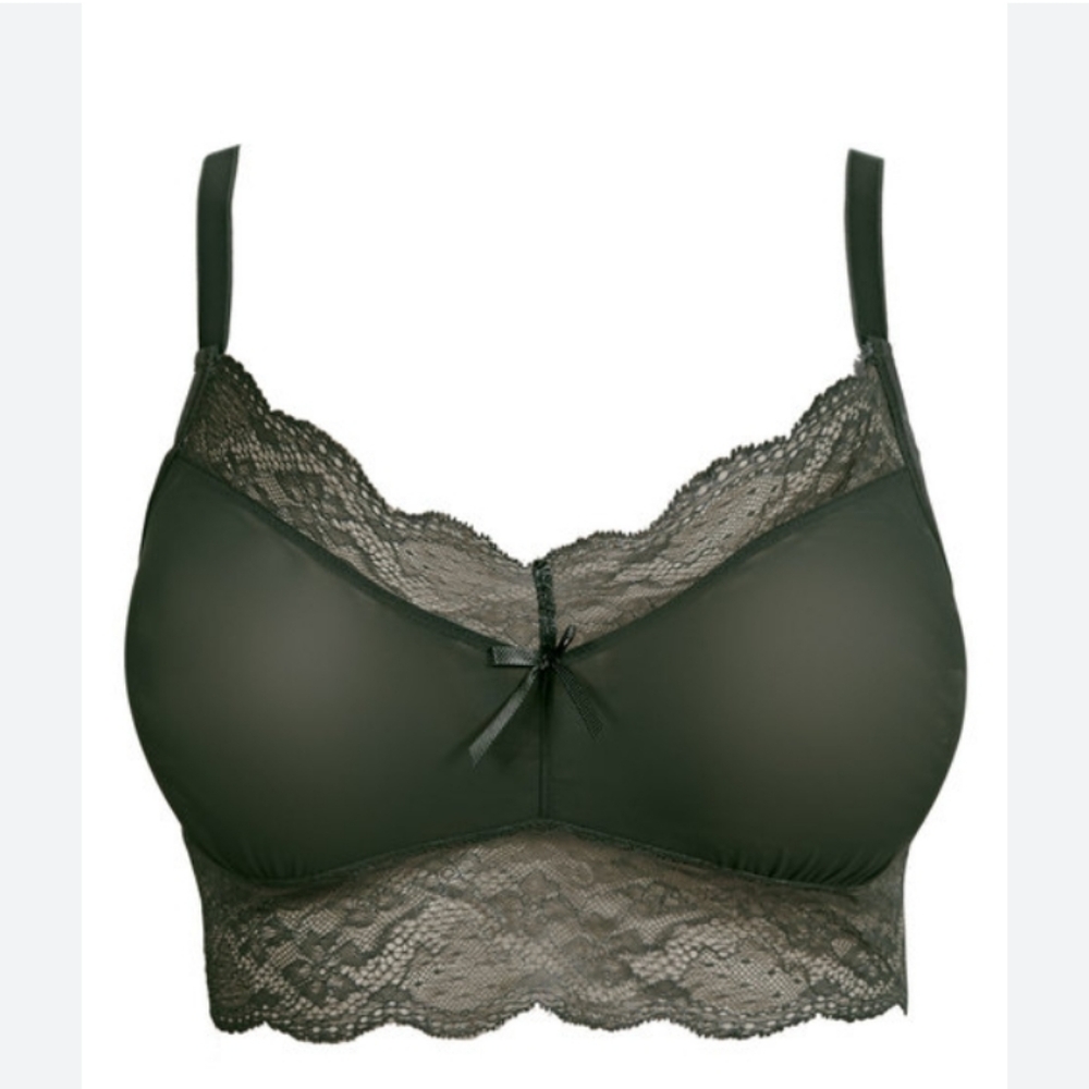 SOLD Freya fancies size L bralette olive green